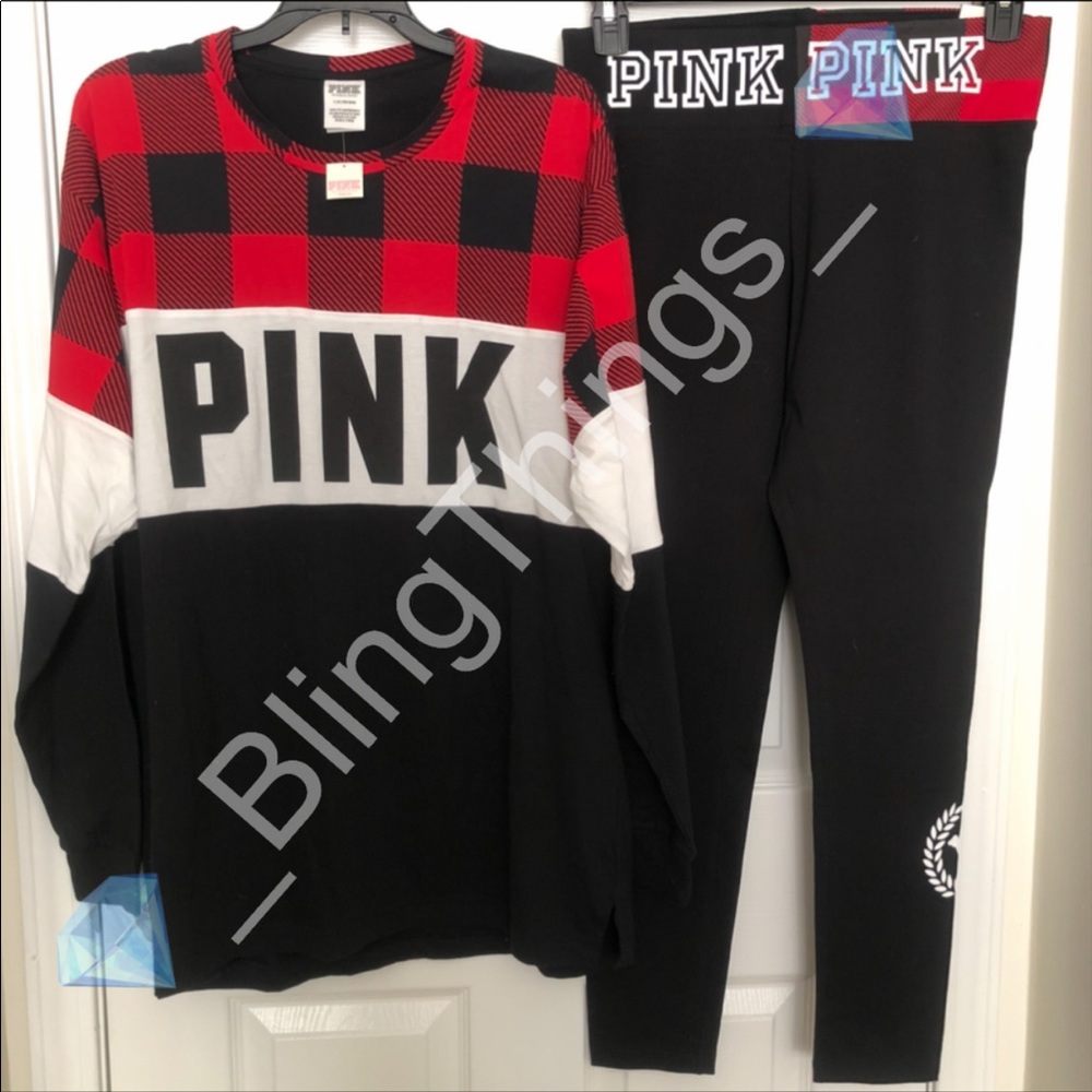 💎PINK tee and legging set💎
